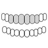 6 Top 925 Sterling Silver Diamond Dust With White Border Custom Grillz