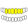 6 Top Real 10K Gold Vampire Teeth Fangs Custom Grillz