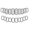 8 Top Real 925 Sterling Silver Custom Grillz Diamond Dust Starburst Cuts Teeth Grill