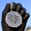 925 Silver Moissanite VVS1 Baphomet Goat Devil Medallion Pendant
