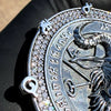 925 Silver Moissanite VVS1 Baphomet Goat Devil Medallion Pendant