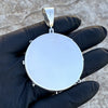 925 Silver Moissanite VVS1 Baphomet Goat Devil Medallion Pendant