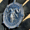 925 Silver Moissanite VVS1 Baphomet Goat Devil Medallion Pendant