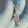 925 Silver Virgin Mary Figure Pendant La Virgen de Guadalupe Small 1"