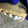 925 Sterling Silver 4 Tooth /1 Open Custom Side Teeth Grillz