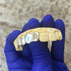 925 Sterling Silver 4 Tooth /1 Open Custom Side Teeth Grillz