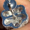 925 Sterling Silver 8.40 CTW VVS Moissanite Honeycomb Cluster Earrings Big 15mm