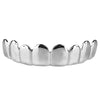 925 Sterling Silver 8 Teeth Top Plain Grillz