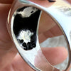 925 Sterling Silver Blackened Oxidized Ace of Spades Poker Ring