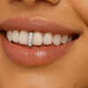 925 Sterling Silver CZ Iced Single Gap Tooth Grillz