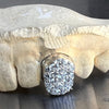 925 Sterling Silver CZ Single Cap Iced Flooded Out Custom Grillz (Choose Any Tooth)
