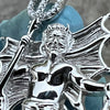 925 Sterling Silver Devil Demon Satan Pendant Moissanite El Diablo Dije De Plata