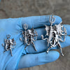 925 Sterling Silver Devil Demon Satan Pendant Moissanite El Diablo Dije De Plata