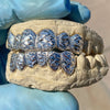 925 Sterling Silver Diamond-Cut Diamond Dust Custom Grillz