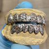 925 Sterling Silver Diamond-Cut Diamond Dust Custom Grillz