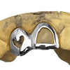 925 Sterling Silver Double Cap Heart Cutout & Open Face Tooth Custom Grillz