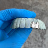 925 Sterling Silver Double Side Canine Teeth Caps Custom Grillz