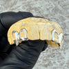925 Sterling Silver Double Vampire Fangs All Open Face Custom Grillz
