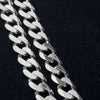 925 Sterling Silver Flat Cuban Link Chain Necklace 7MM 18-24"