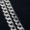 925 Sterling Silver Flat Cuban Link Chain Necklace 7MM 18-24"