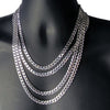 925 Sterling Silver Flat Cuban Link Chain Necklace 7MM 18-24"