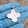 925 Sterling Silver Four 4-Way Cross Medal Medalla Milagrosa Miraculous Pendant