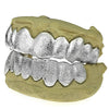 925 Sterling Silver Full Diamond-Dust Custom Grillz