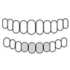 925 Sterling Silver Grillz Plain Gap Bars Open Teeth Custom Fitted Grills