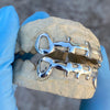 925 Sterling Silver Grillz Plain Gap Bars Open Teeth Custom Fitted Grills