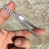 925 Sterling Silver Iced CZ Flooded Out Miami Cuban Bracelet 8" x 6mm