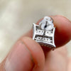 925 Sterling Silver Kite Earrings Iced Flooded Out Moissanite .88ct Pass Diamond Tester