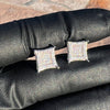 925 Sterling Silver Kite Earrings Iced Flooded Out Moissanite .88ct Pass Diamond Tester