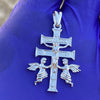 925 Sterling Silver La Cruz De Caravaca Cross Pendant 1.25"