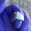 925 Sterling SIlver Master Mason Ring Masonic Freemason Oxidized