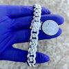 925 Sterling Silver Miami Cuban Link Bracelet 12MM Thick 8.5"