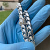925 Sterling Silver Miami Cuban Link Bracelet 12MM Thick 8.5"