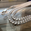 925 Sterling Silver Miami Cuban Link Chain Italy Necklace 3MM 16-30"