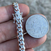 925 Sterling Silver Miami Cuban Link Chain Necklace 6MM 20"