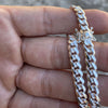 925 Sterling Silver Miami Cuban Link Plain Bracelet 8.5" x 6mm