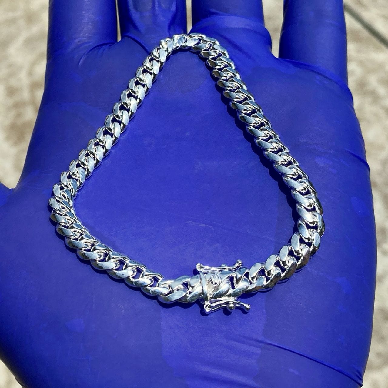 Cross Necklace Solid 925 Sterling Silver Franco Chain 5mm Thick