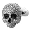 925 Sterling Silver Micro Pave Iced Death Skull Ring