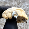 925 Sterling Silver Paw Print Vampire Fang Single Tooth or Canine Teeth Custom Grillz Set