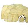 925 Sterling Silver Single Open Face Cap Custom Grillz (Choose Any Tooth)