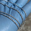 925 Sterling Silver Sparkle Diamond-Cut Rope Chain Margarita Necklace 1.5MM