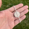 925 Sterling Silver Sparkle Rope Margarita Bracelet Diamond Cut 2MM
