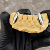 925 Sterling Silver Vampire Canine Fangs Custom Grillz