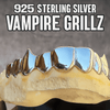 925 Sterling Silver Vampire Fangs Custom Grillz