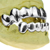 925 Sterling Silver Vampire Fangs Custom Grillz Set