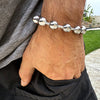 Ball Bead Bracelet 316L Stainless Steel Hollow Beaded Big Balls 12MM
