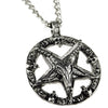 Baphomet Necklace 28" Pentagram Chain